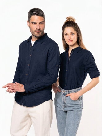 Pánska košeľa s ľanom LELIO