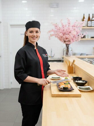 Unisex rondón IRIS s kontrastným prvkom