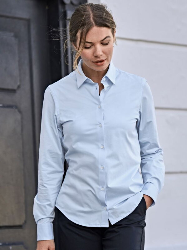 Luxusná dámska blúzka GRETA zo strečového materiálu