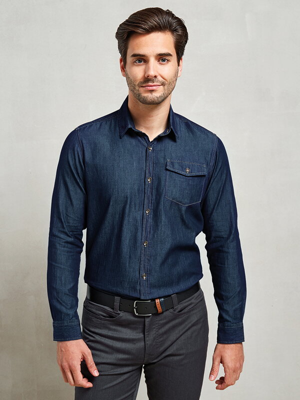 Pánska denimová košeľa LAURO