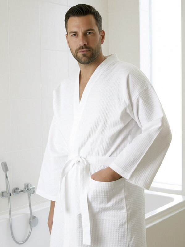 Vafľový župan VASCO