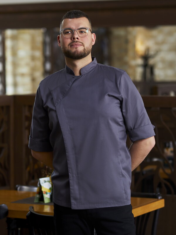 Rondón FERNANDO s 3/4 rukávom a so skrytým zapínaním na cvoky